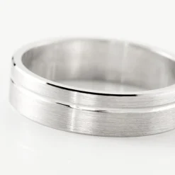 Alliance Abygail Ruban Plat Argent Blanc|Marc Orian Outlet