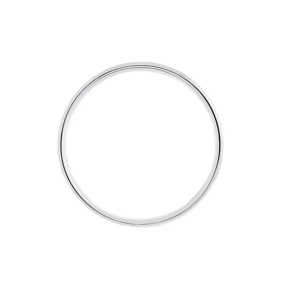 Alliance Basile Ruban Plat Or Blanc