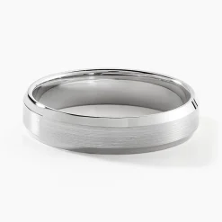 Alliance Berit Palladium Ruban Biseauté