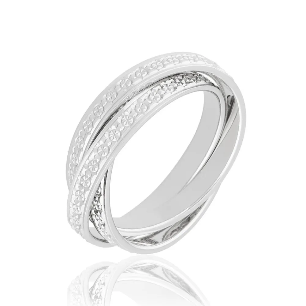 Alliance Bertina Demi Jonc Classique Or Blanc|Marc Orian