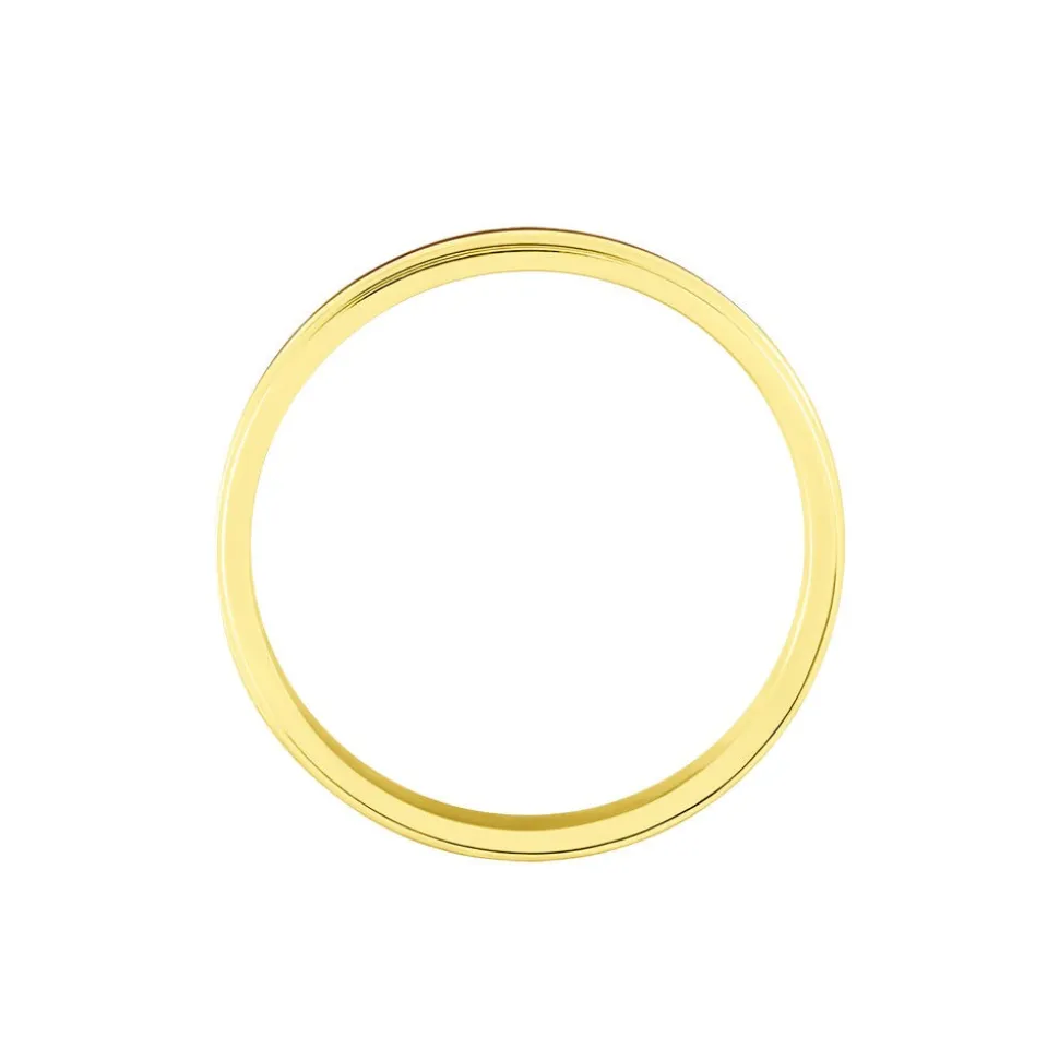 Alliance Camille Ruban Plat Or Jaune