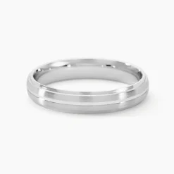 Alliance Circios Demi Jonc Classique Or Blanc