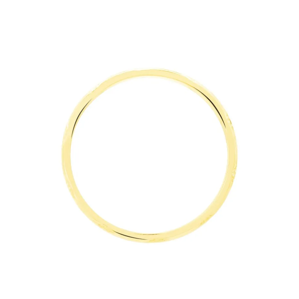 Alliance Clotilde Demi Jonc Classique Or Bicolore