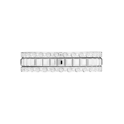 Alliance Effet Miroir Or Blanc