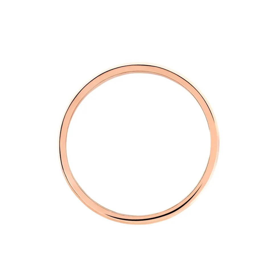 Alliance Fantaisie Diamantee Or Bicolore