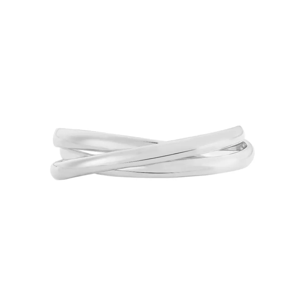 Alliance Filipine Demi Jonc Classique Argent Blanc|Marc Orian Best