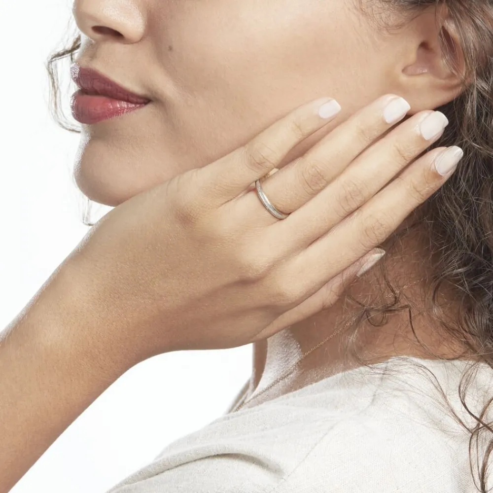 Alliance Fine Diamantee Ruban Plat|Marc Orian New