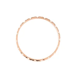 Alliance Fleur Diamantee Ruban Plat Or Rose
