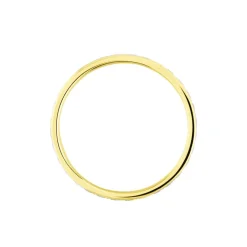 Alliance Grain De Folie Diamantee Ruban Plat Or Bicolore
