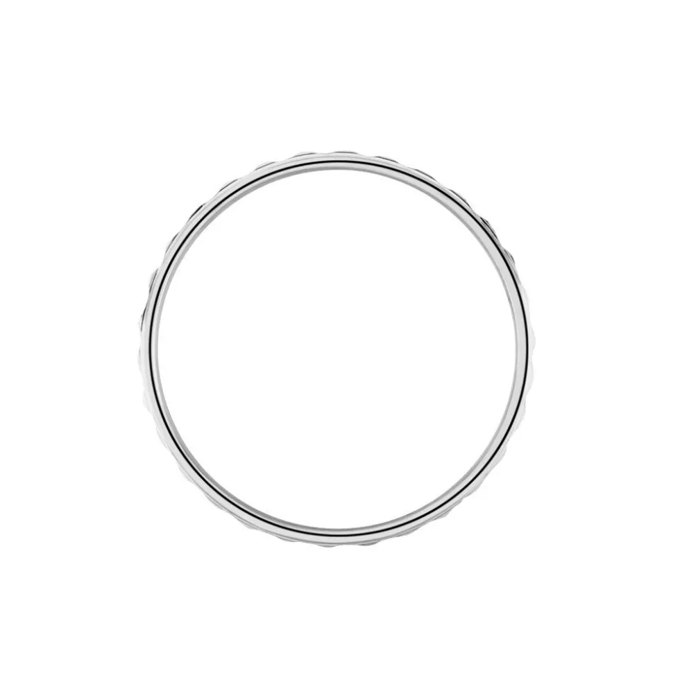 Alliance Heldea Ruban Plat Or Blanc