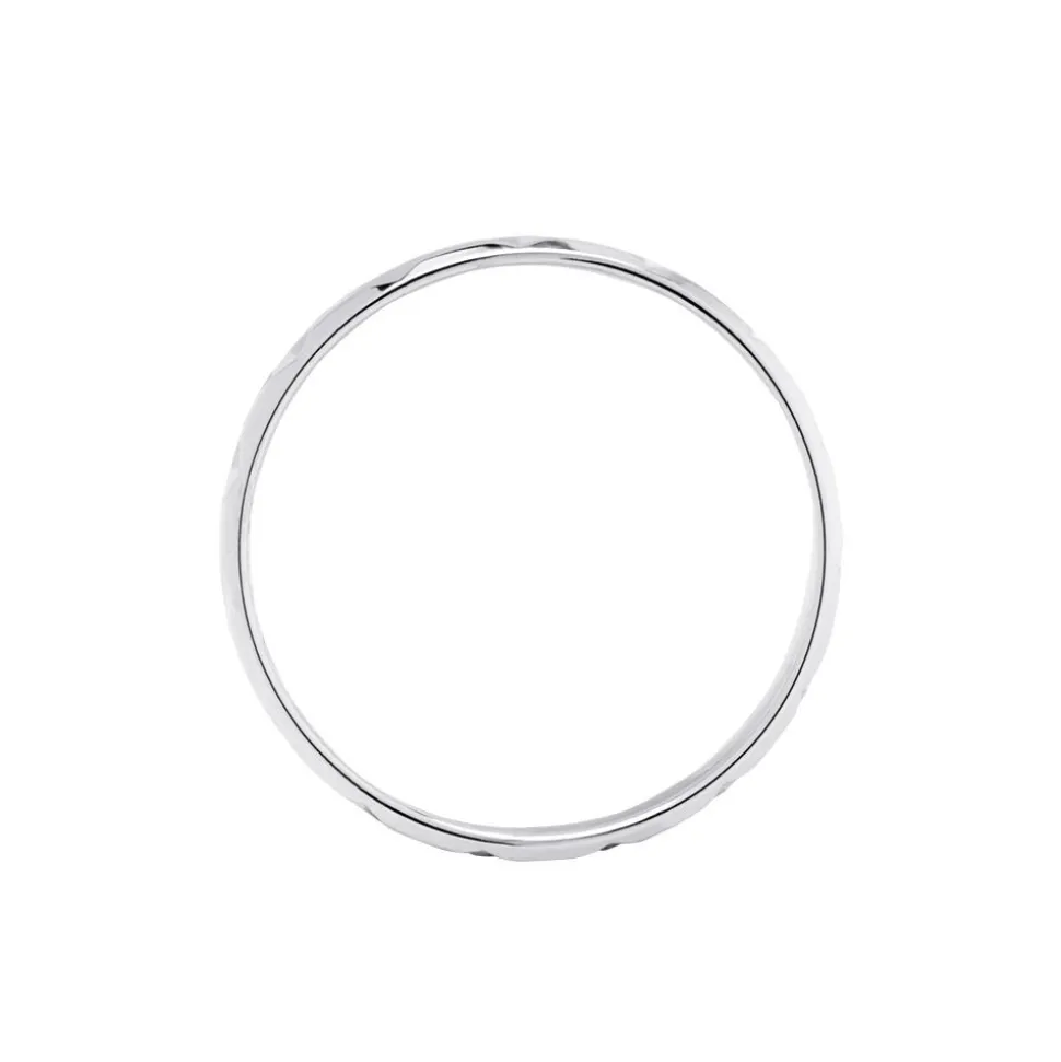 Alliance Herveva Ruban Plat Or Blanc