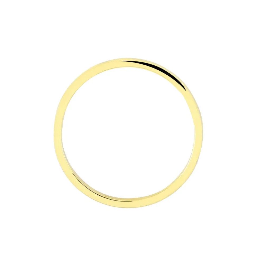 Alliance Jodelle Ruban Plat Or Bicolore