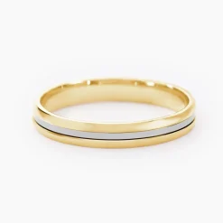 Alliance Jodelle Ruban Plat Or Bicolore