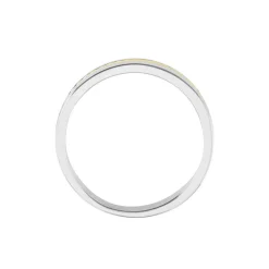 Alliance Leandro Ruban Argent Bicolore|Marc Orian Outlet