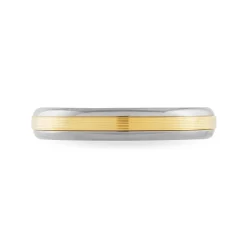 Alliance Len Ruban Plat Or Bicolore