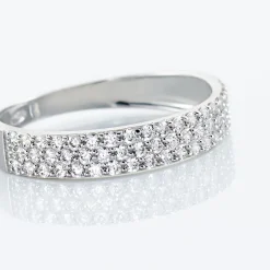 Alliance Lison Or Blanc Oxyde De Zirconium