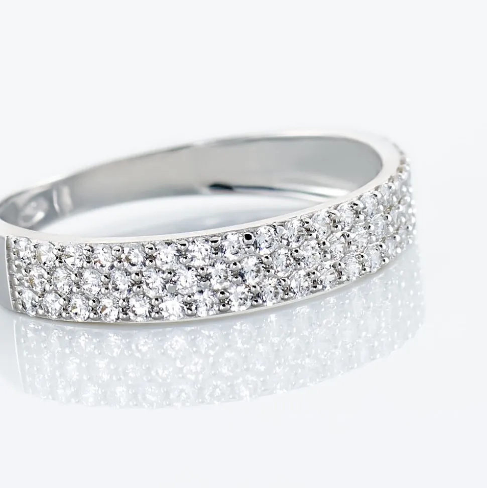 Alliance Lison Or Blanc Oxyde De Zirconium