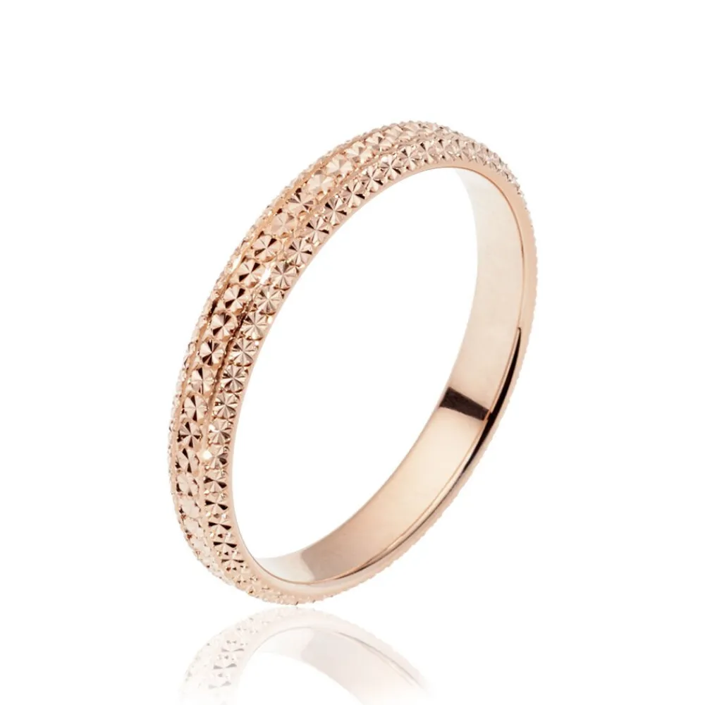 Alliance Luzia Demi Jonc Classique Or Rose|Marc Orian Hot