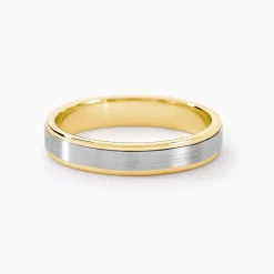 Alliance Markei Ruban Plat Or Bicolore|Marc Orian Sale