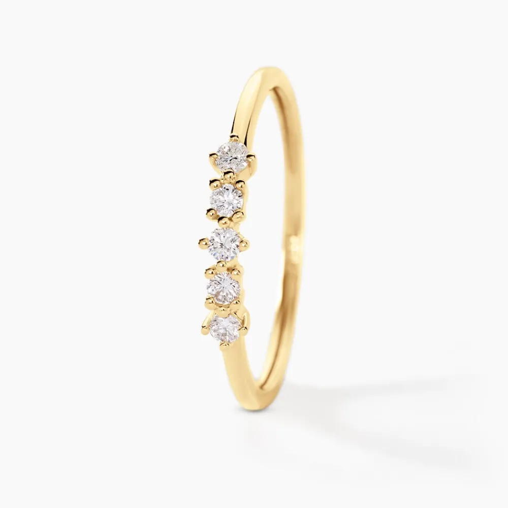 Alliance Matleena Or Jaune Diamant Synthétique|Marc Orian Outlet