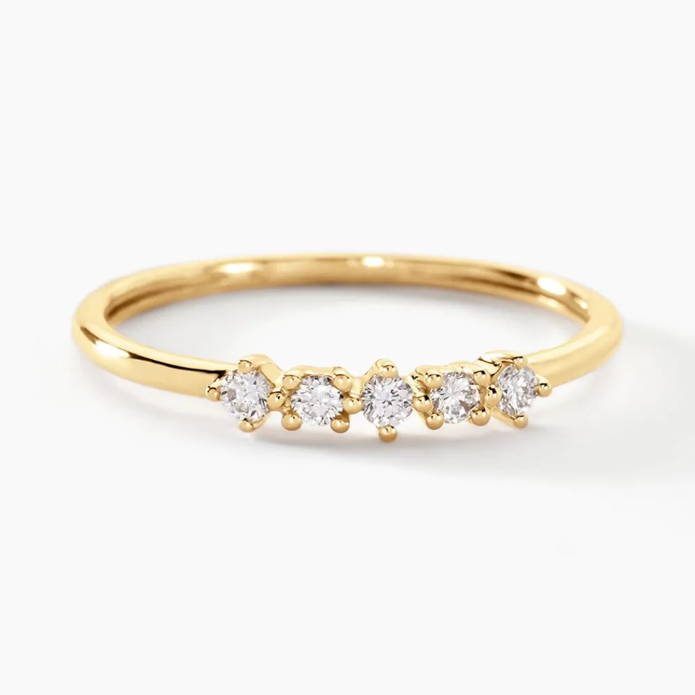 Alliance Matleena Or Jaune Diamant Synthétique|Marc Orian Outlet