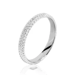 Alliance Multi Facettes Diamantee Ruban Plat|Marc Orian New