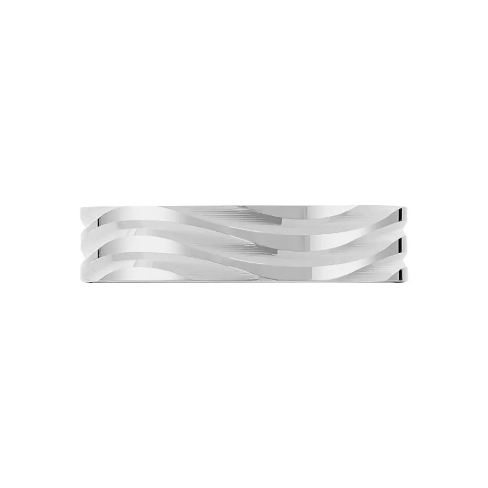 Alliance Naidy Ruban Plat Argent Blanc|Marc Orian Clearance