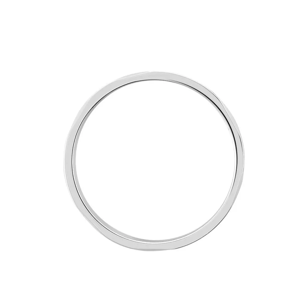 Alliance Naidy Ruban Plat Argent Blanc|Marc Orian Clearance