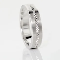Alliance Nelcie Ruban Plat Argent Blanc|Marc Orian Discount