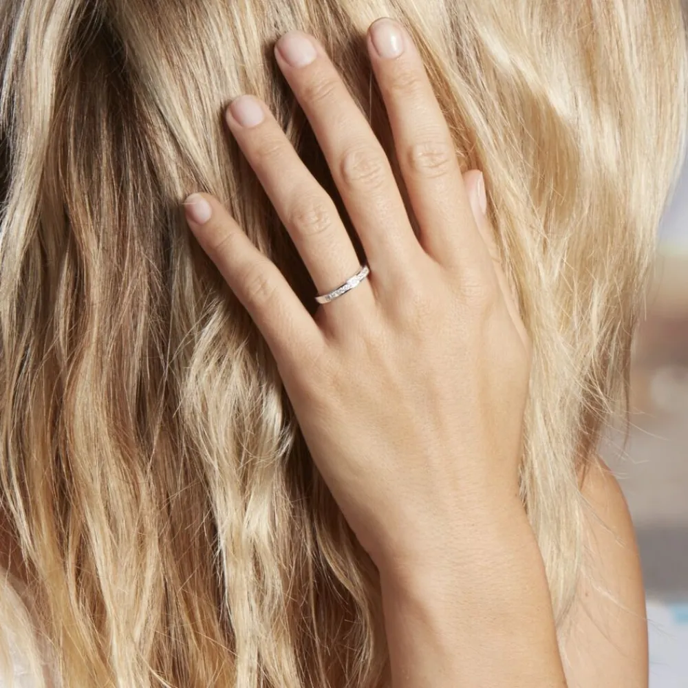 Alliance Olivia Argent Blanc Oxyde De Zirconium|Marc Orian