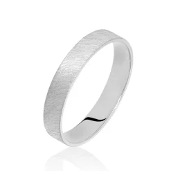 Alliance Palla Givree Ruban Plat Palladium Blanc
