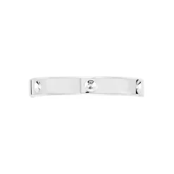 Alliance Pascaline Ruban Plat Or Blanc