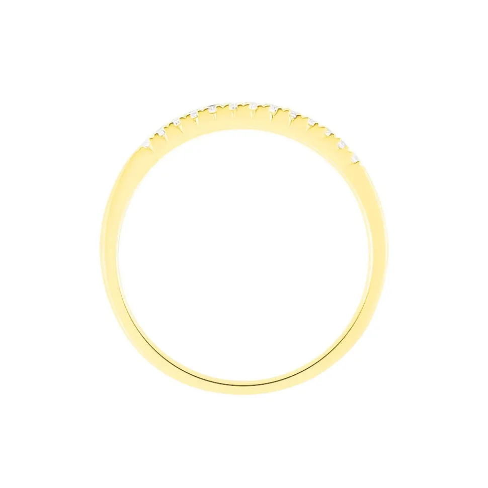 Alliance Pristina Or Jaune Diamant