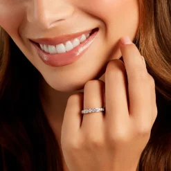 Alliance Rhea Ld Platine Blanc Diamant Synthétique|Marc Orian New