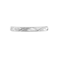 Alliance Samiha Ruban Plat Or Blanc