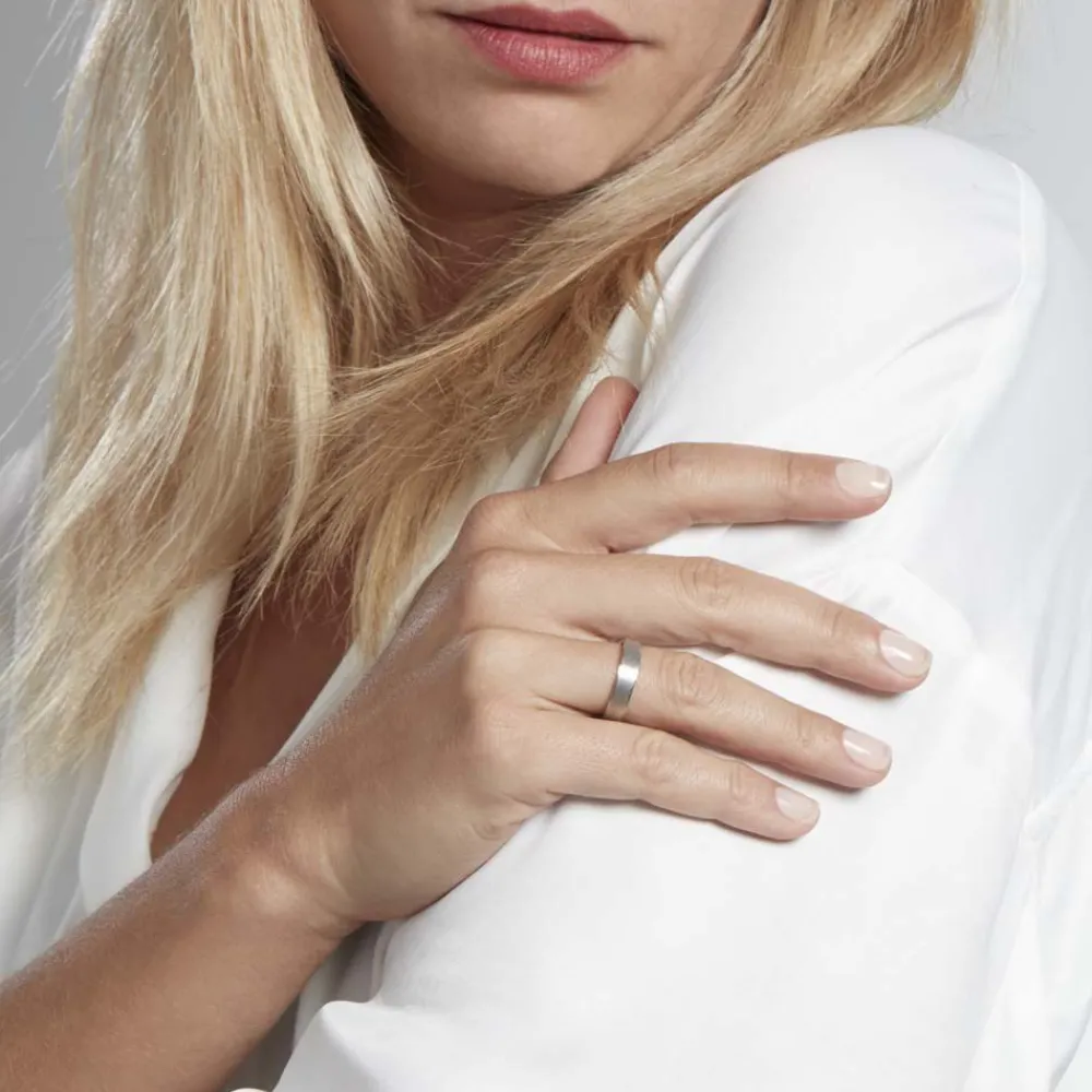 Alliance Sudem Ruban Plat Argent Blanc|Marc Orian Sale