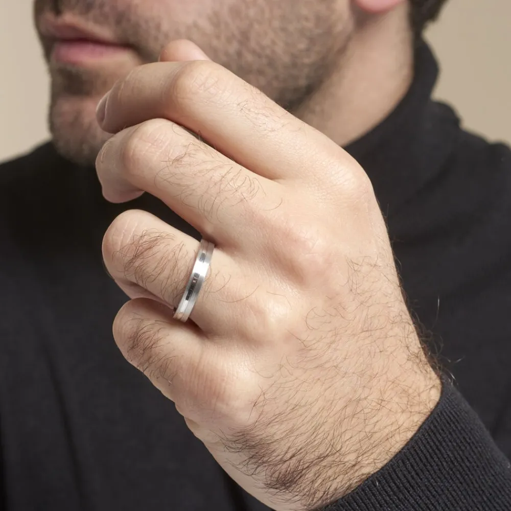 Alliance Tristan Argent Blanc|Marc Orian Online