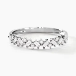 Alliance Vicentius Or Blanc Diamant Synthétique