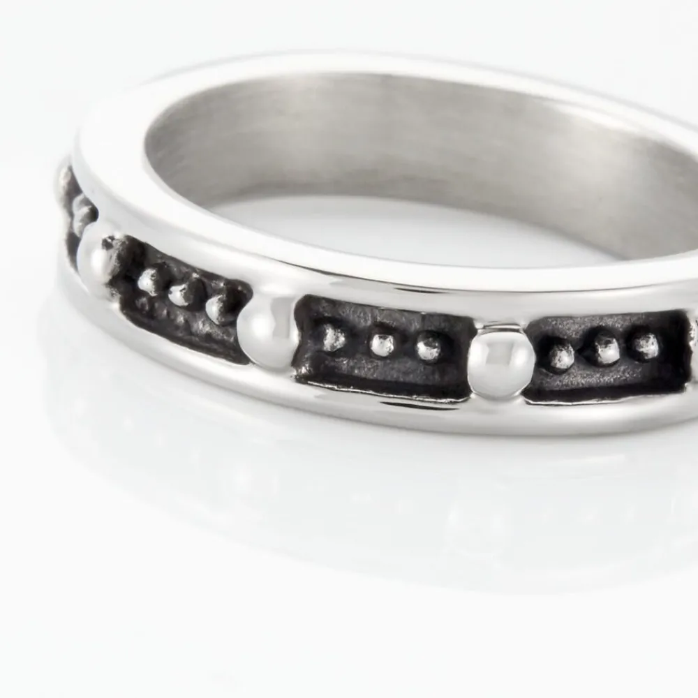 Bague Acier Blanc Ghislain|Marc Orian Discount