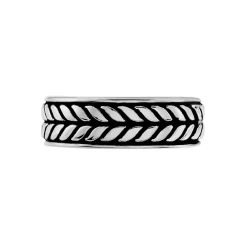 Bague Acier Blanc Gordon|Marc Orian Discount
