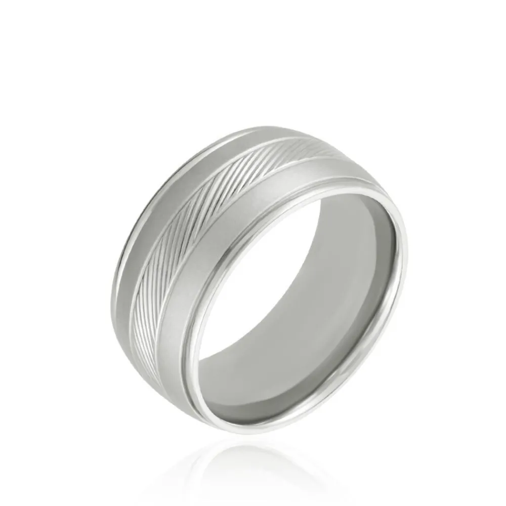 Bague Acier Blanc Sabien|Marc Orian Hot