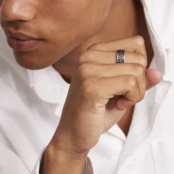 Bague Acier Blanc Ugo|Marc Orian Hot