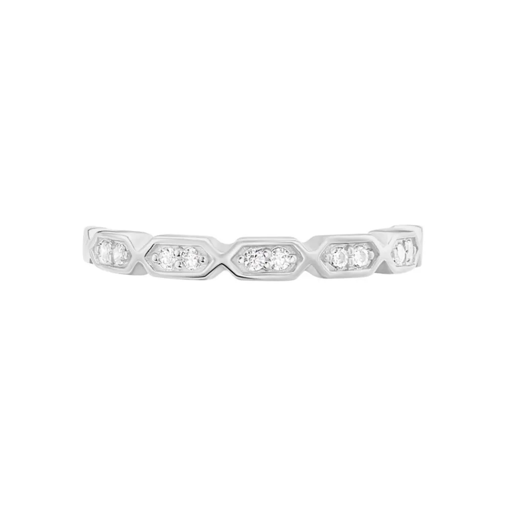 Bague Adali Argent Blanc Oxyde De Zirconium|Marc Orian Sale