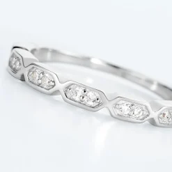 Bague Adali Argent Blanc Oxyde De Zirconium|Marc Orian Sale