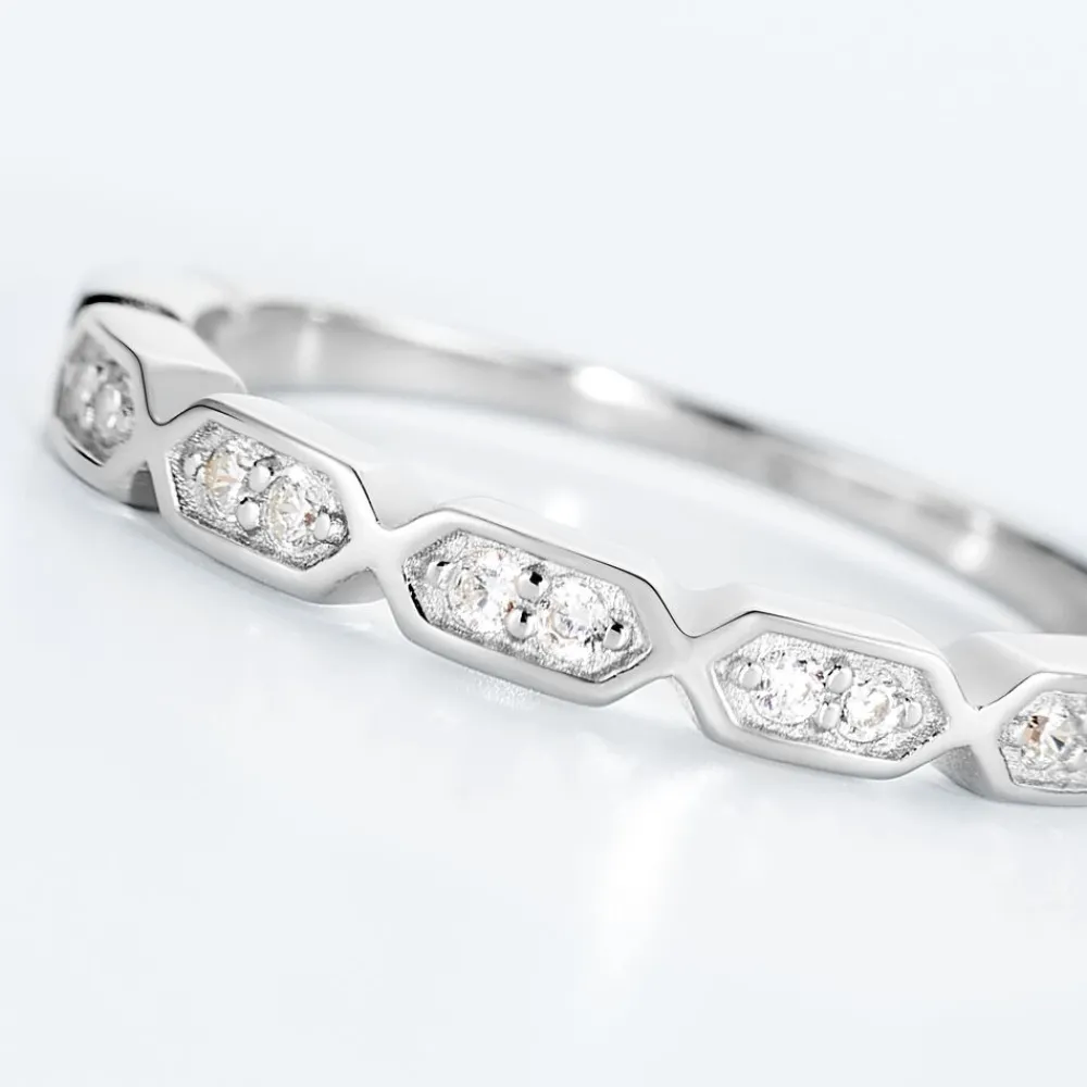 Bague Adali Argent Blanc Oxyde De Zirconium|Marc Orian Sale