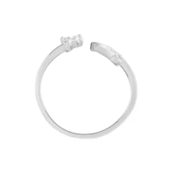 Bague Ajustable Cadfan Argent Blanc Oxyde De Zirconium|Marc Orian Hot