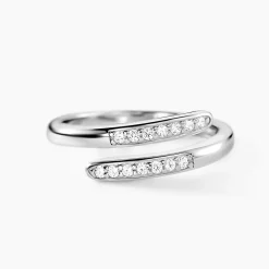 Bague Ajustable Mendel Argent Blanc Oxyde De Zirconium|Marc Orian Clearance