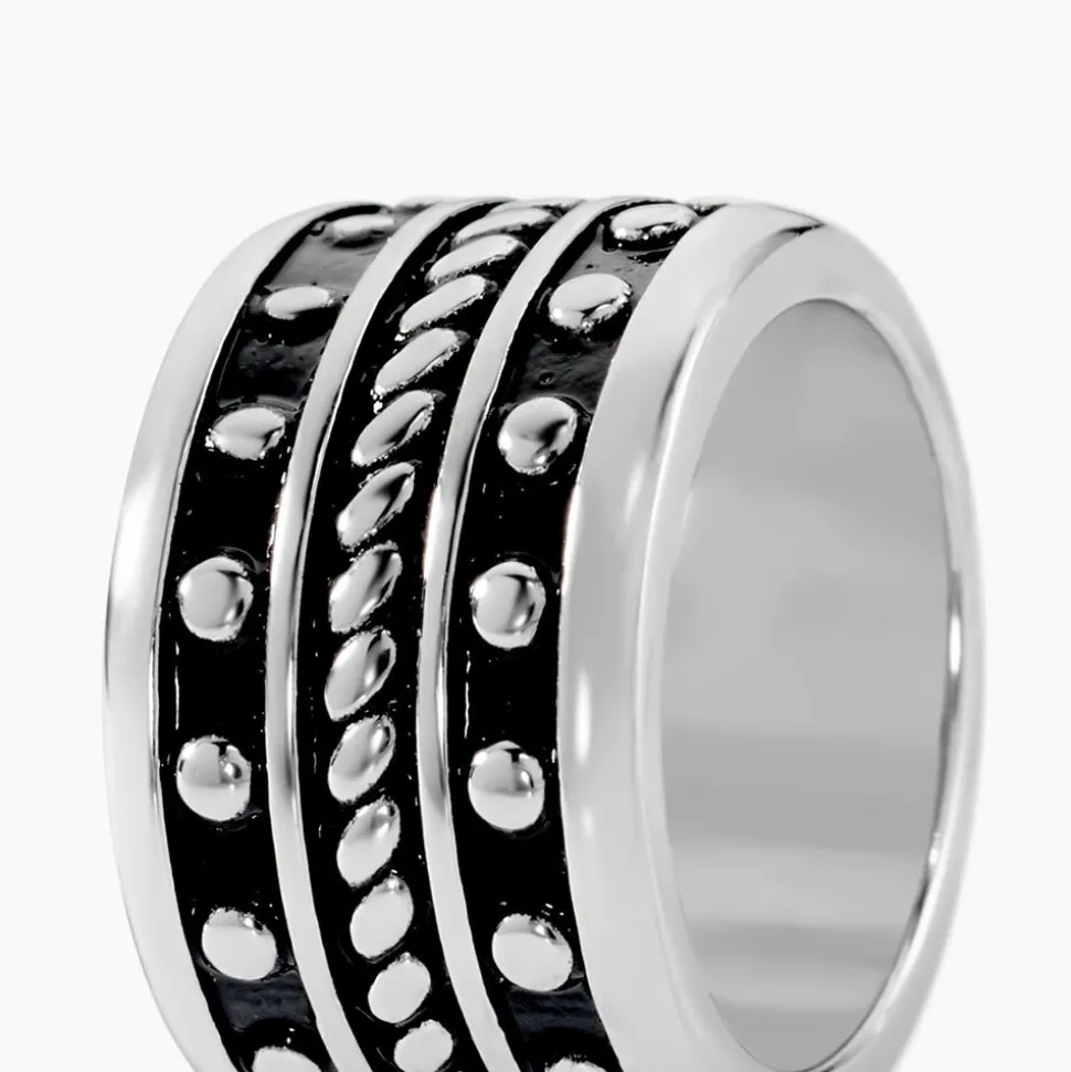 Bague Alban Argent Blanc