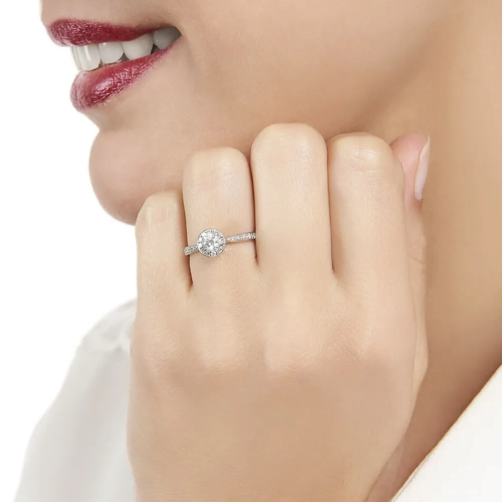 Bague Albane Or Blanc Diamant|Marc Orian