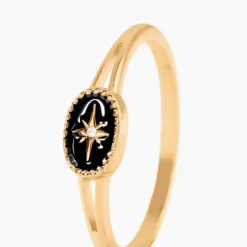 Bague Alerya Plaqué Or Jaune Oxyde De Zirconium|Marc Orian Outlet